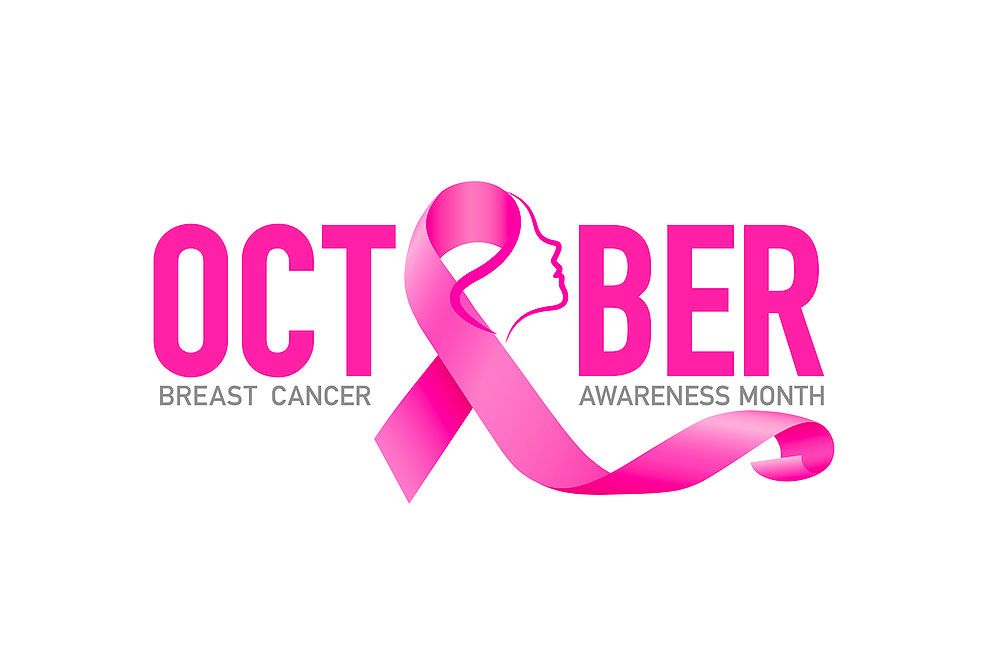 October breast cancer awareness banner