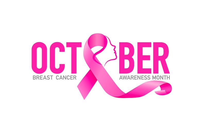 October breast cancer awareness banner